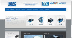 Desktop Screenshot of hmpc.com.br